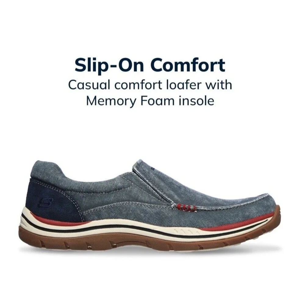 Skechers USA Men’s Expected Avillo Relaxed-fit Slip-on Loafer Size 10.5